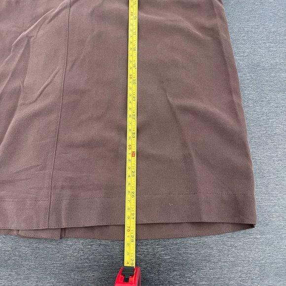 Pendleton Women's Brown 100% Silk Cinch Waist top Jacket, Size XS - Picture 7 of 7